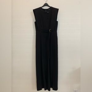 Tara Jarmon Black Polyester Jumpsuit